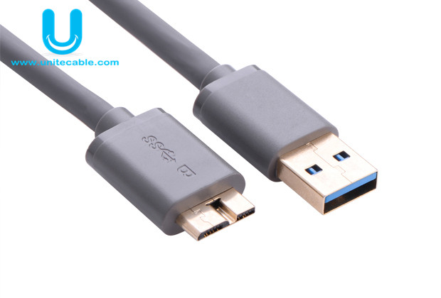 USB3.0 AM to Micro B Cable Gold-plated